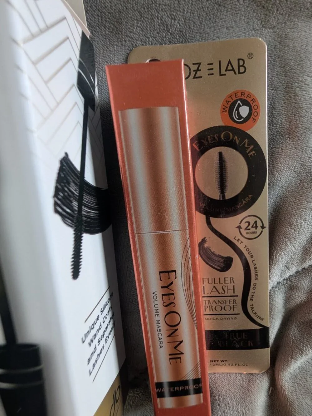 Oz Lab Mascara and BDB billion dollar mascaras black